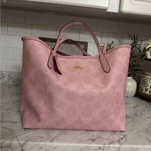 Coach Pink Tote Bag